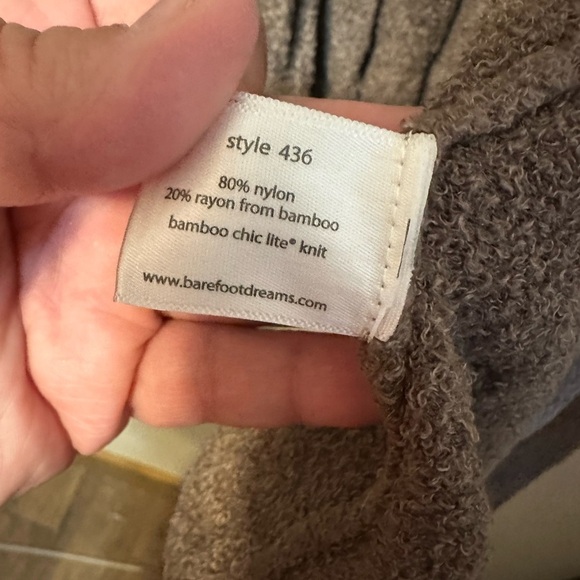 Barefoot Dreams Cozy Chic Hi Lo Open Front Cardigan Size 3x Waterfall Bamboo - Picture 5 of 6